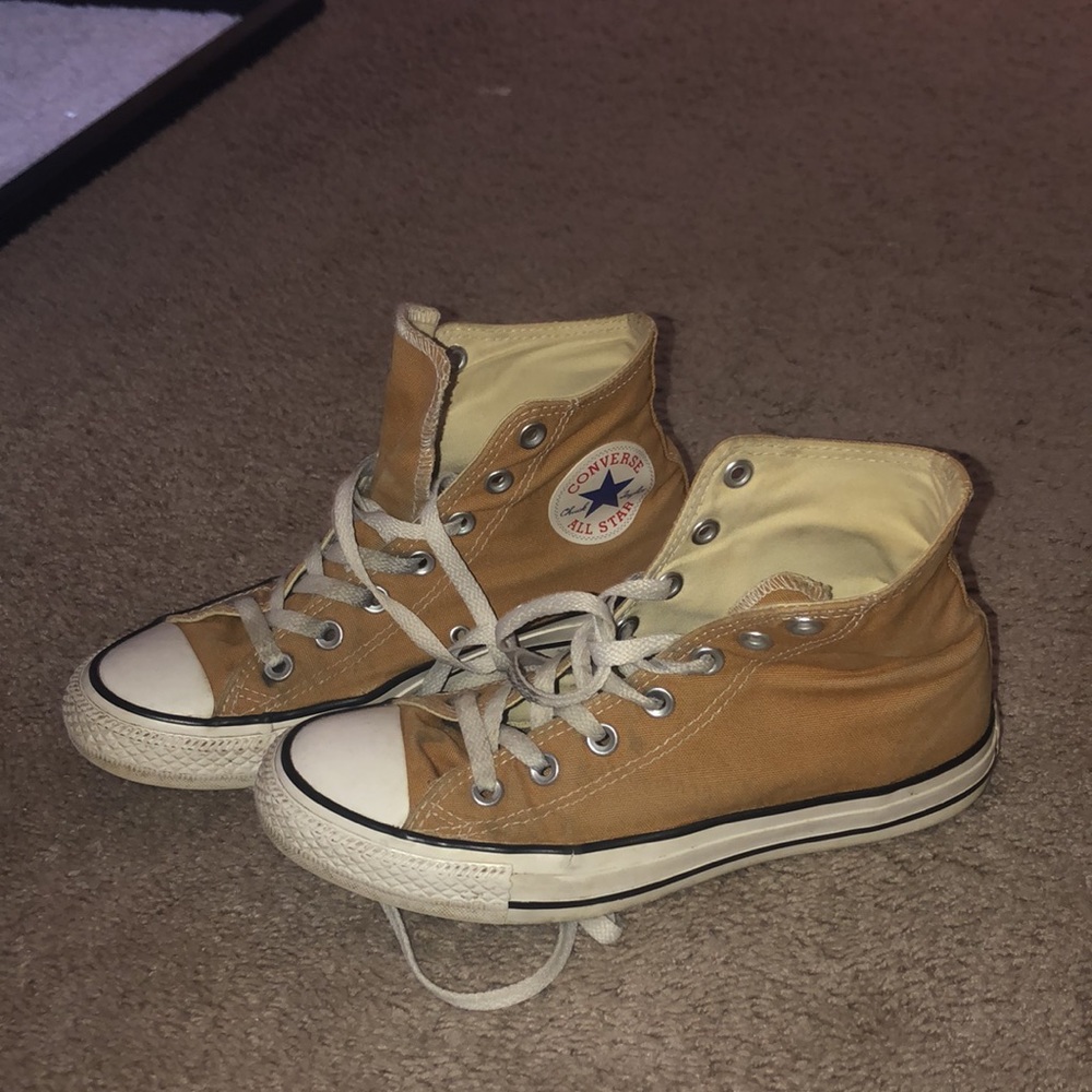 COPY - Camel Colored Converse
